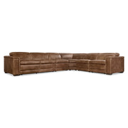Bernhardt Lioni Leather 4-Piece Power Motion Sectional