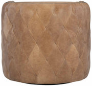 Bernhardt Palazzo Brown Leather Swivel Chair