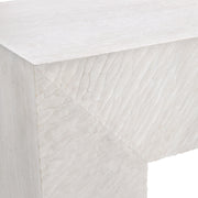 Bernhardt Solaria Console Table with 2 Wooden Pedestal Bases