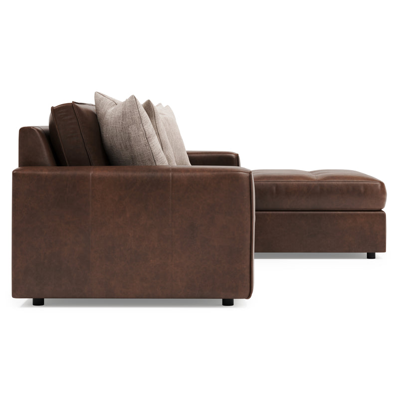 Bernhardt Nest 2-Piece Leather Sectional