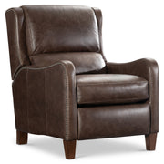 Bernhardt Landon Leather Recliner, Brown