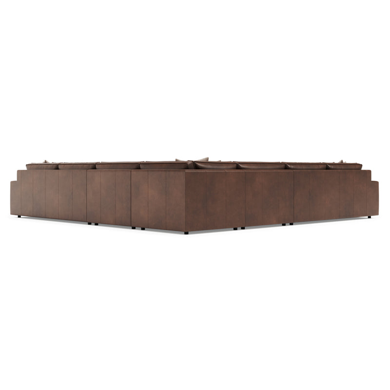 Bernhardt Nest 5-Piece Leather Sectional