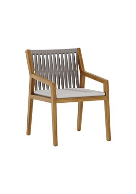 Lido Dining Chair with Seat Cushion