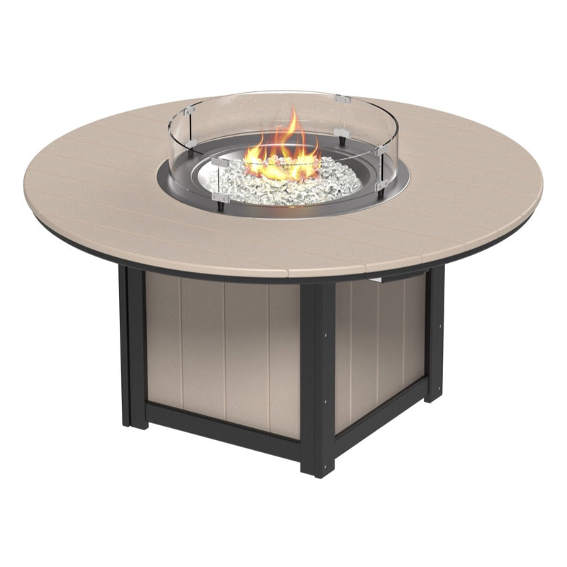 LuxCraft Lumin 60" Round Fire Table (Bar Height)