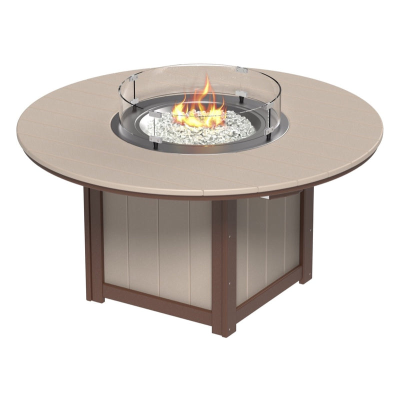 LuxCraft Lumin 60" Round Fire Table (Bar Height)