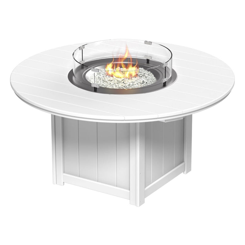 LuxCraft Lumin 60" Round Fire Table (Bar Height)