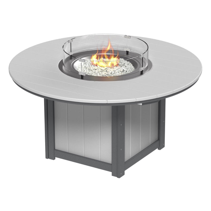 LuxCraft Lumin 60" Round Fire Table (Bar Height)