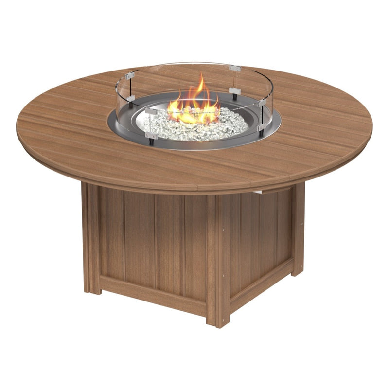 LuxCraft Lumin 60" Round Fire Table (Bar Height)