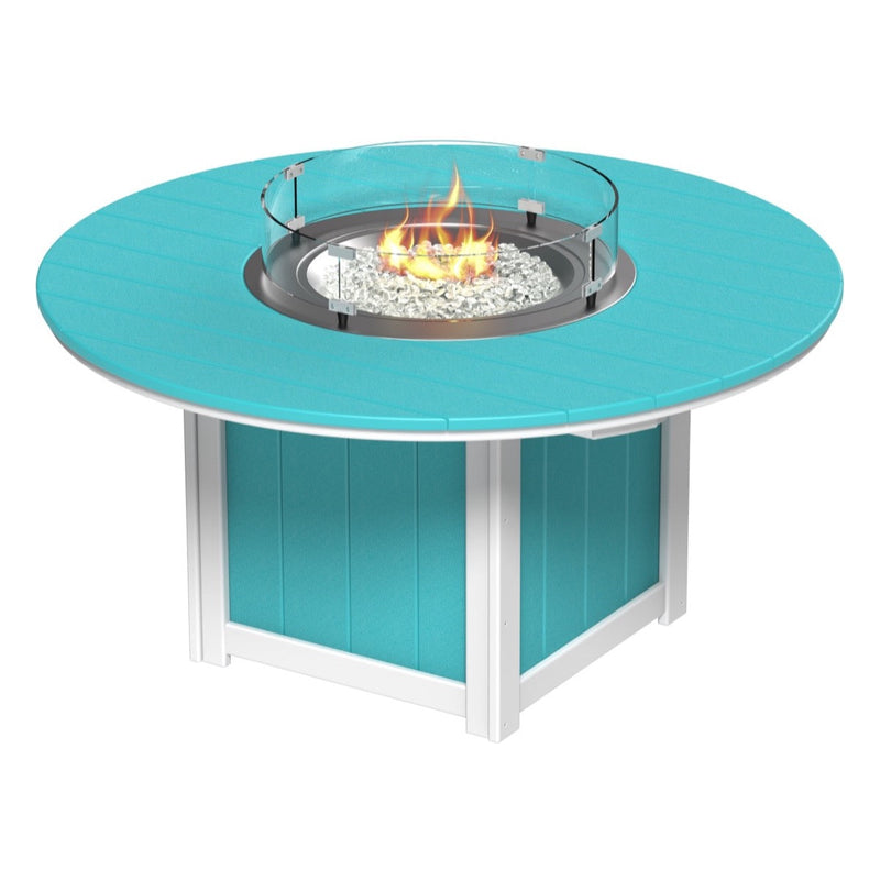 LuxCraft Lumin 60" Round Fire Table (Bar Height)