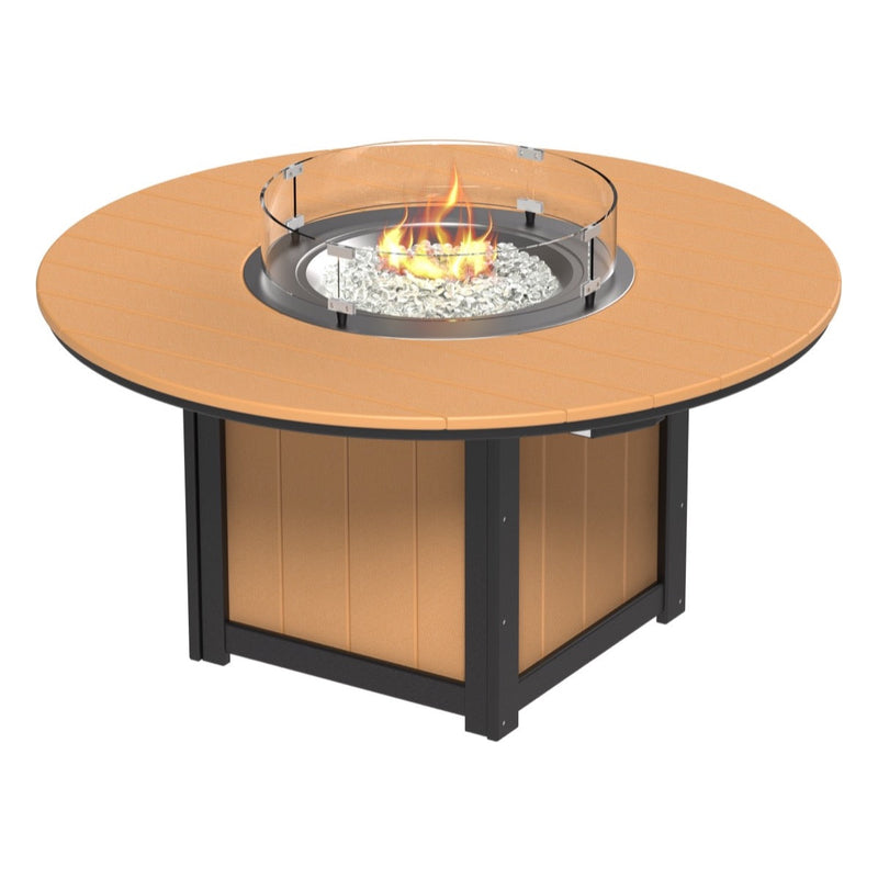 LuxCraft Lumin 60" Round Fire Table (Bar Height)