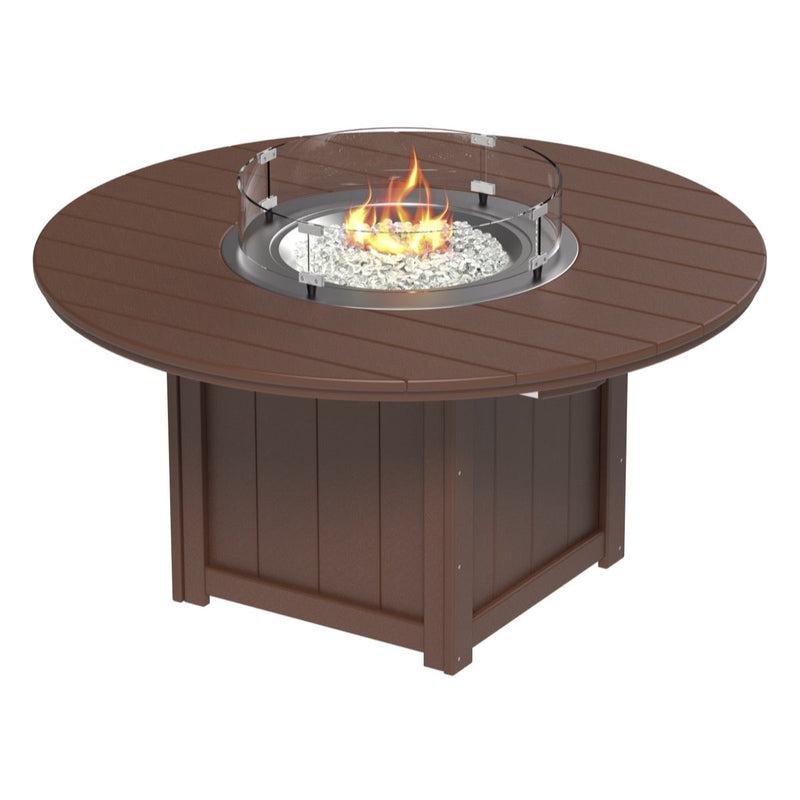 LuxCraft Lumin 60" Round Fire Table (Bar Height)