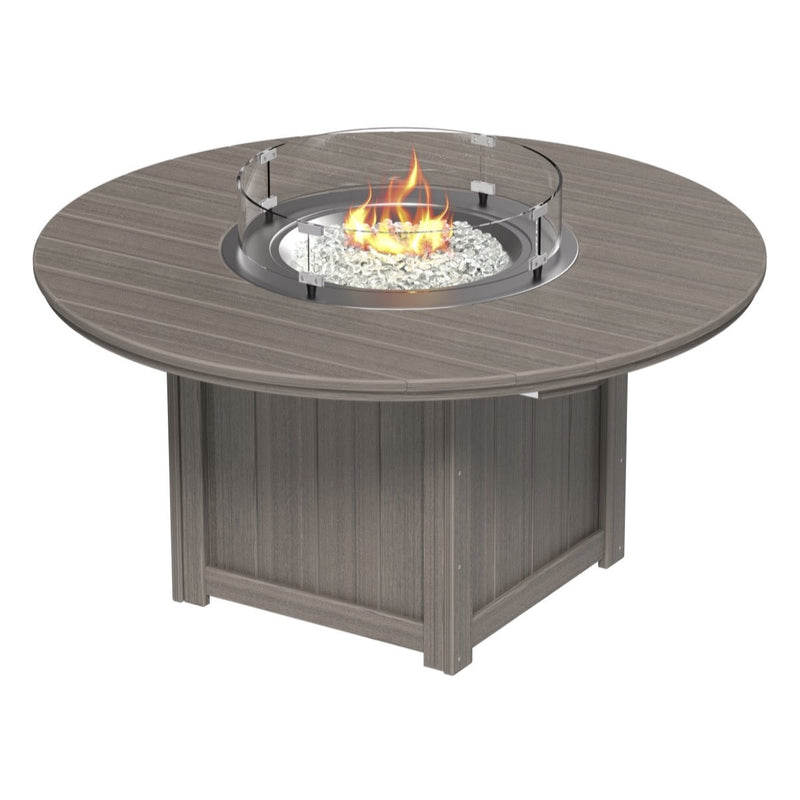 LuxCraft Lumin 60" Round Fire Table (Bar Height)