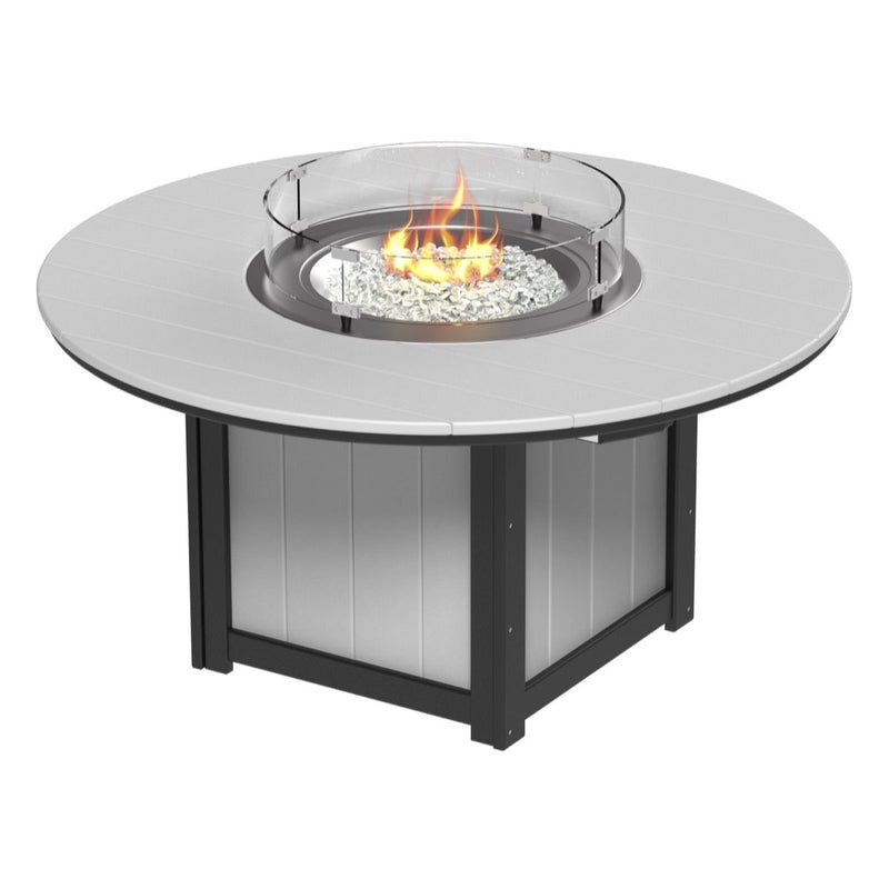 LuxCraft Lumin 60" Round Fire Table (Bar Height)