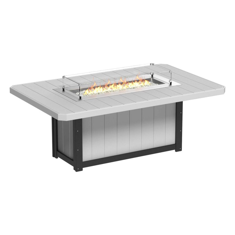 LuxCraft Lumin Rectangular Fire Table 79″