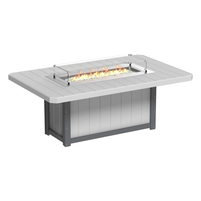LuxCraft Lumin Rectangular Fire Table 79″