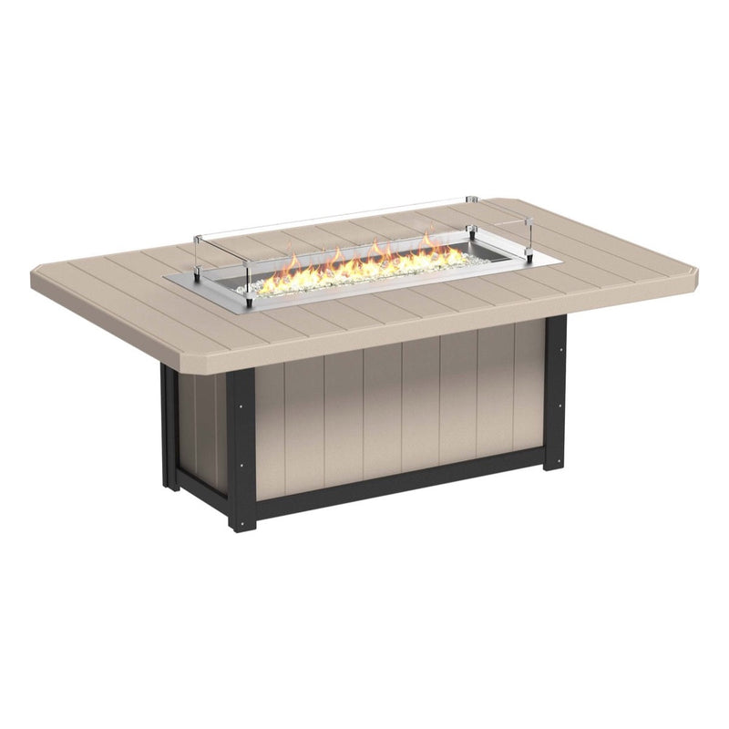 LuxCraft Lumin Rectangular Fire Table 79″