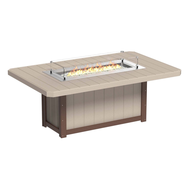 LuxCraft Lumin Rectangular Fire Table 79″