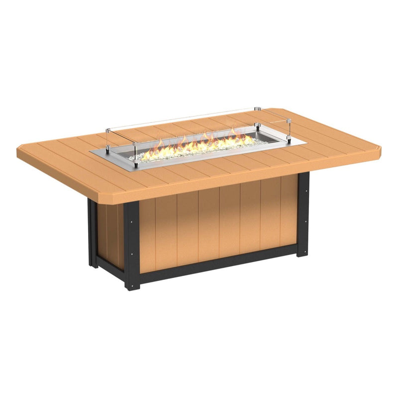 LuxCraft Lumin Rectangular Fire Table 79″