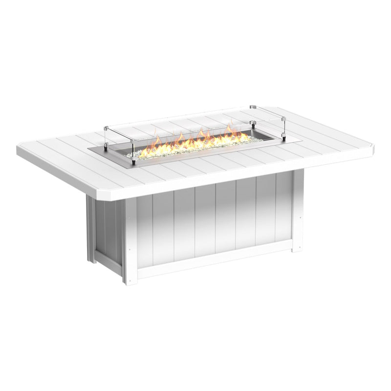 LuxCraft Lumin Rectangular Fire Table 79″