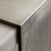 Bernhardt Linea Console Table in Cerused Greige Finish