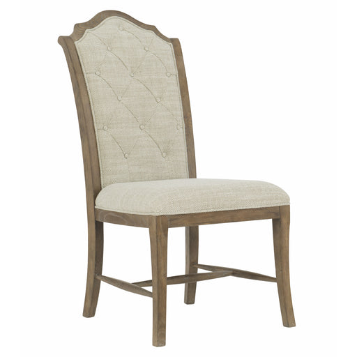 Bernhardt Rustic Patina Side Chair in Peppercorn Finish
