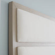 Bernhardt Axiom King Panel Bed with Inset Upholstered Panels