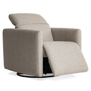 Bernhardt Livvy Fabric Power Motion Swivel Chair