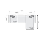 Bernhardt Nest 2-Piece Leather Sectional