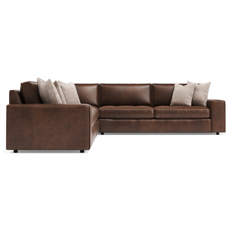 Bernhardt Nest 4-Piece Leather Sectional