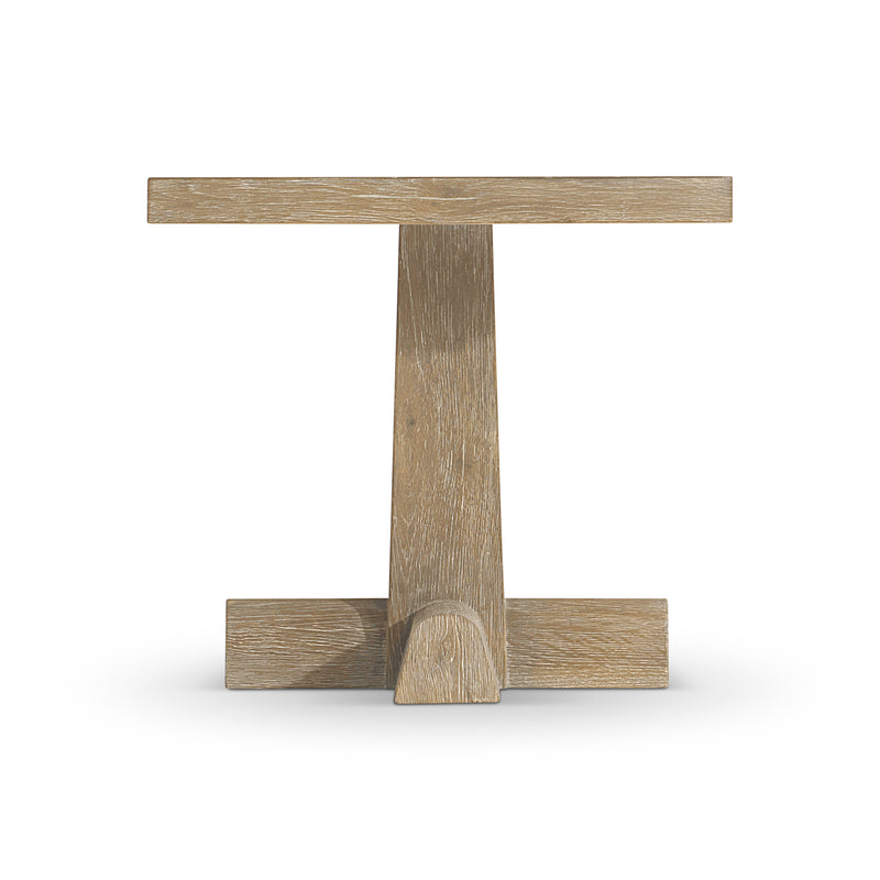 Bernhardt Tribeca Side Table with Pedestal Base