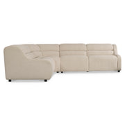Bernhardt Gio Fabric 5 Piece Power Motion Sectional