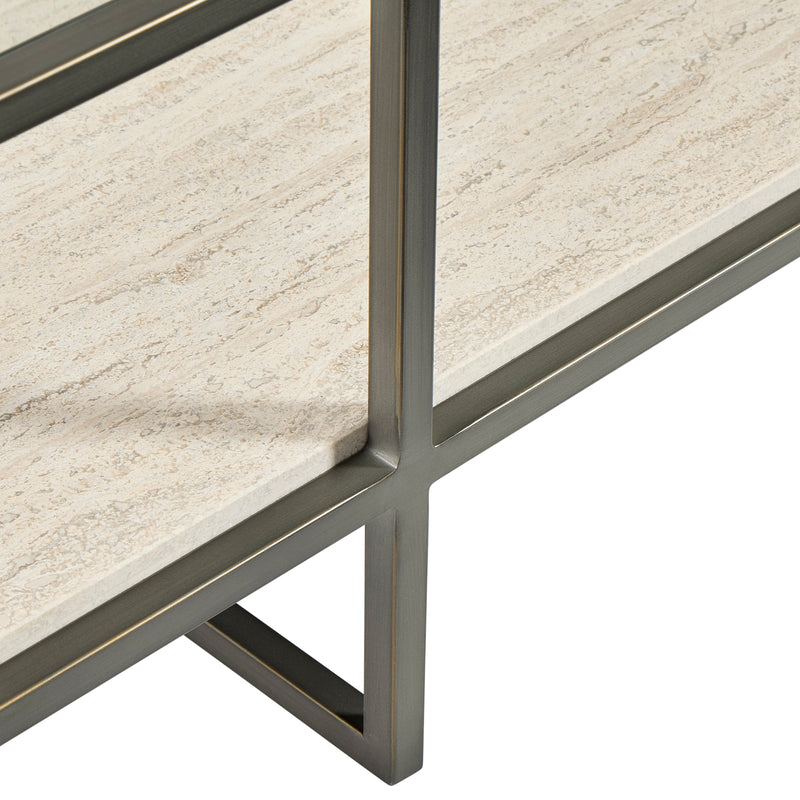 Bernhardt Harlow Metal Rectangular Cocktail Table