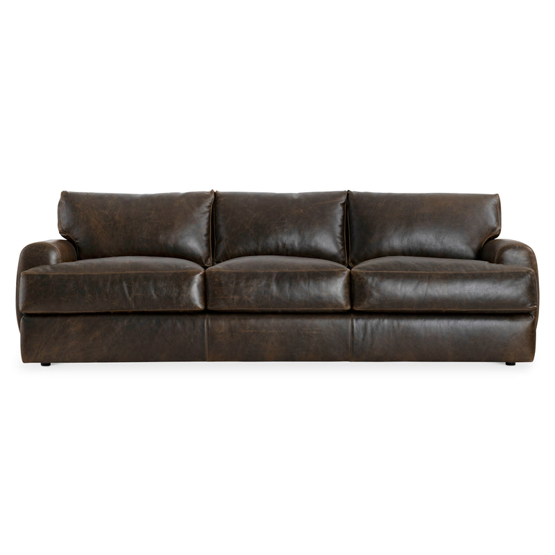 Bernhardt Cameron Leather Sofa