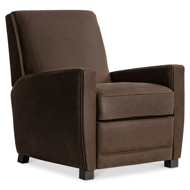 Bernhardt Bastille Leather Recliner, Brown