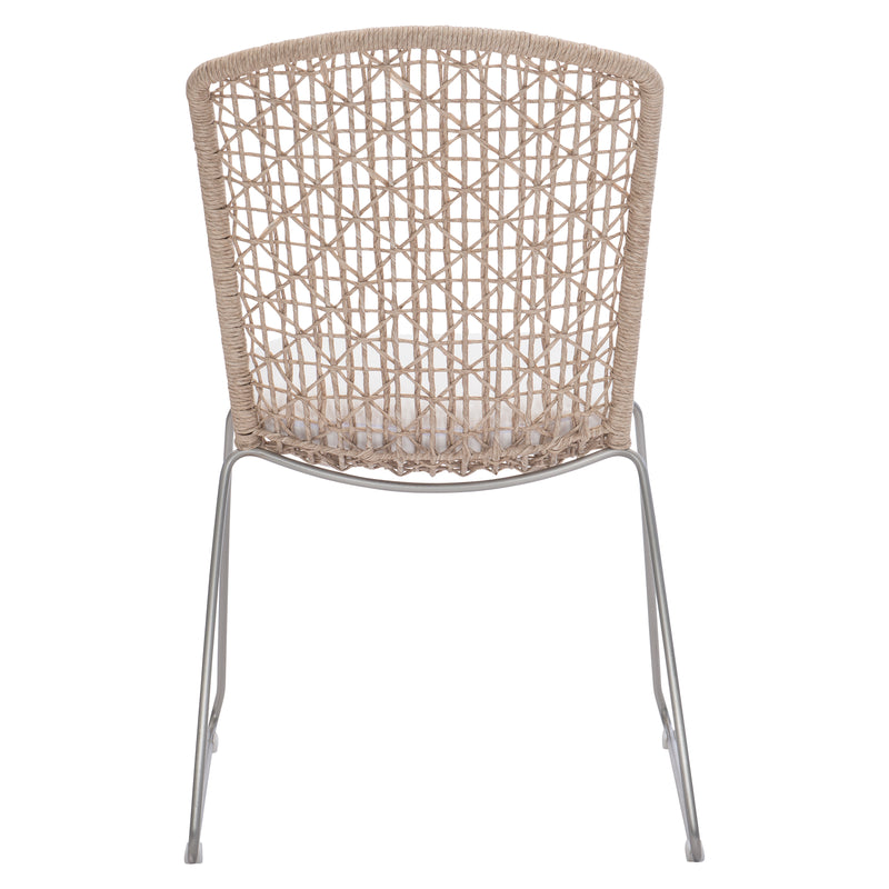 Bernhardt Carmel Outdoor Side Chair with Seat Pad - Quick Ship