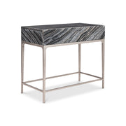 Bernhardt Linea Black Marble Nightstand