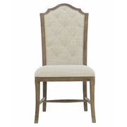 Bernhardt Rustic Patina Side Chair in Peppercorn Finish
