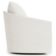 Bernhardt Astoria Fabric Swivel Chair White