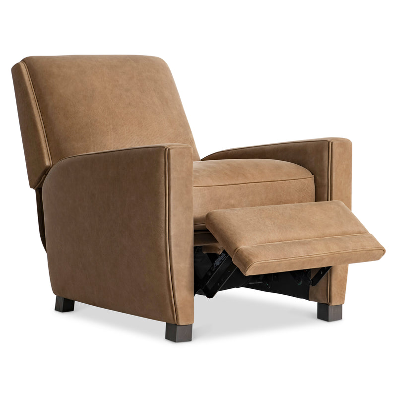 Bernhardt Bastille Leather Recliner, Tan