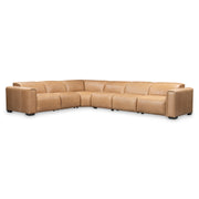 Bernhardt Billings Leather Power Motion Sectional
