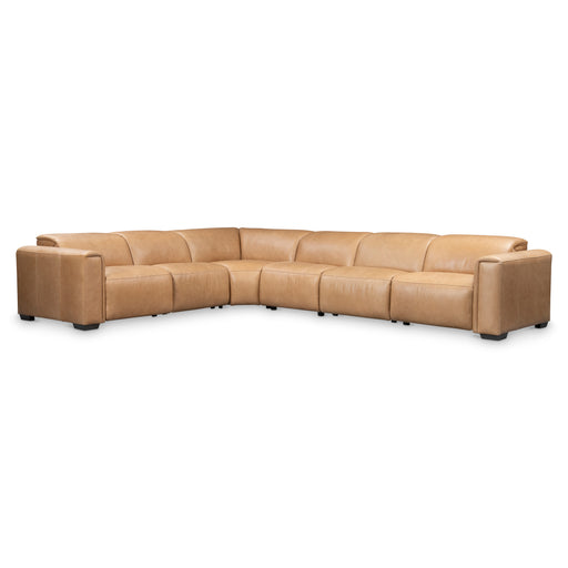 Bernhardt Billings Leather Power Motion Sectional