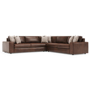 Bernhardt Nest 3-Piece Leather Sectional