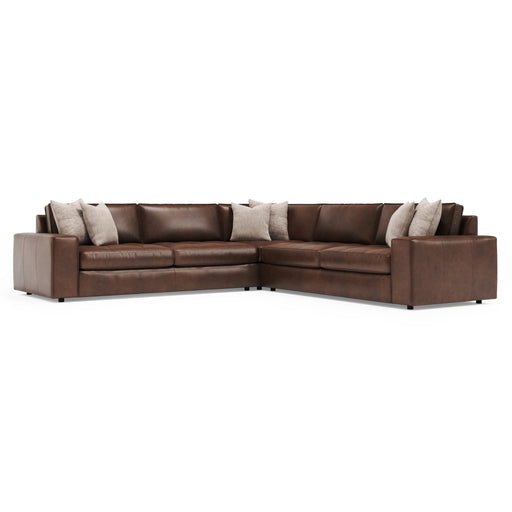 Bernhardt Nest 3-Piece Leather Sectional