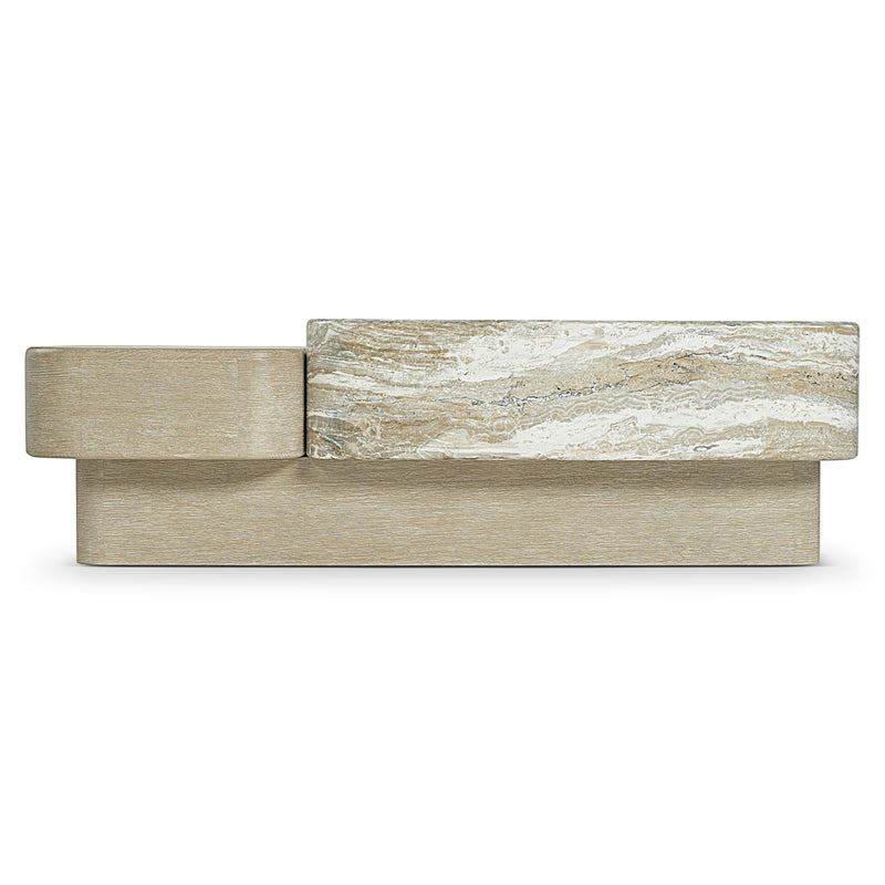 Bernhardt Arcadia Faux Stone Cocktail Table