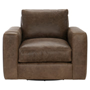 Bernhardt Dawkins Leather Swivel Chair