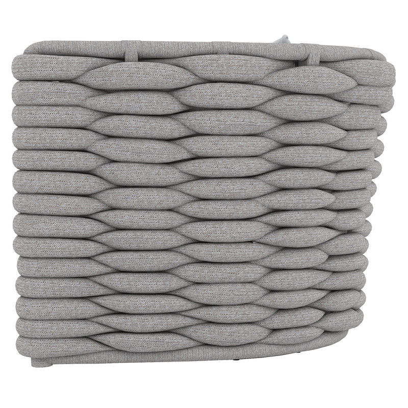 Bernhardt Wailea Nordic Gray Outdoor Swivel Chair