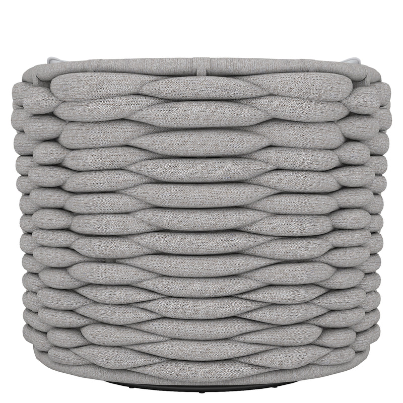 Bernhardt Wailea Nordic Gray Outdoor Swivel Chair