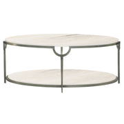 Bernhardt Morello Oval Metal Cocktail Table