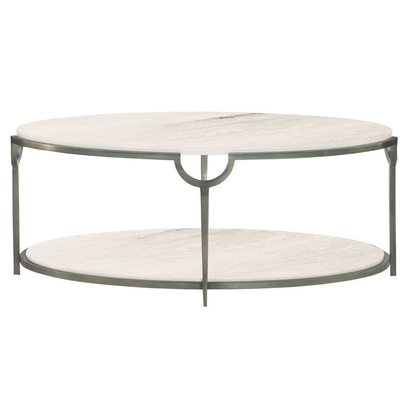 Bernhardt Morello Oval Metal Cocktail Table