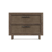 Bernhardt Casa Paros Nightstand with Woven Drawer Fronts